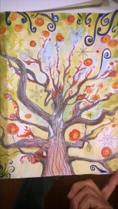 Painted Tree sketch